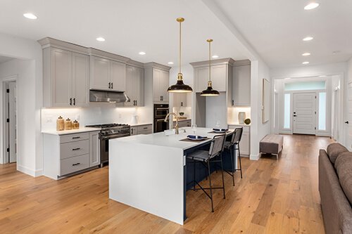 Beautiful kitchen in new luxury home